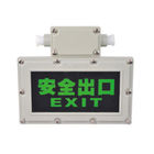 Akumulator Backup Explosion Proof Lights Exit, znak stopu alarmowego ze stopu aluminium